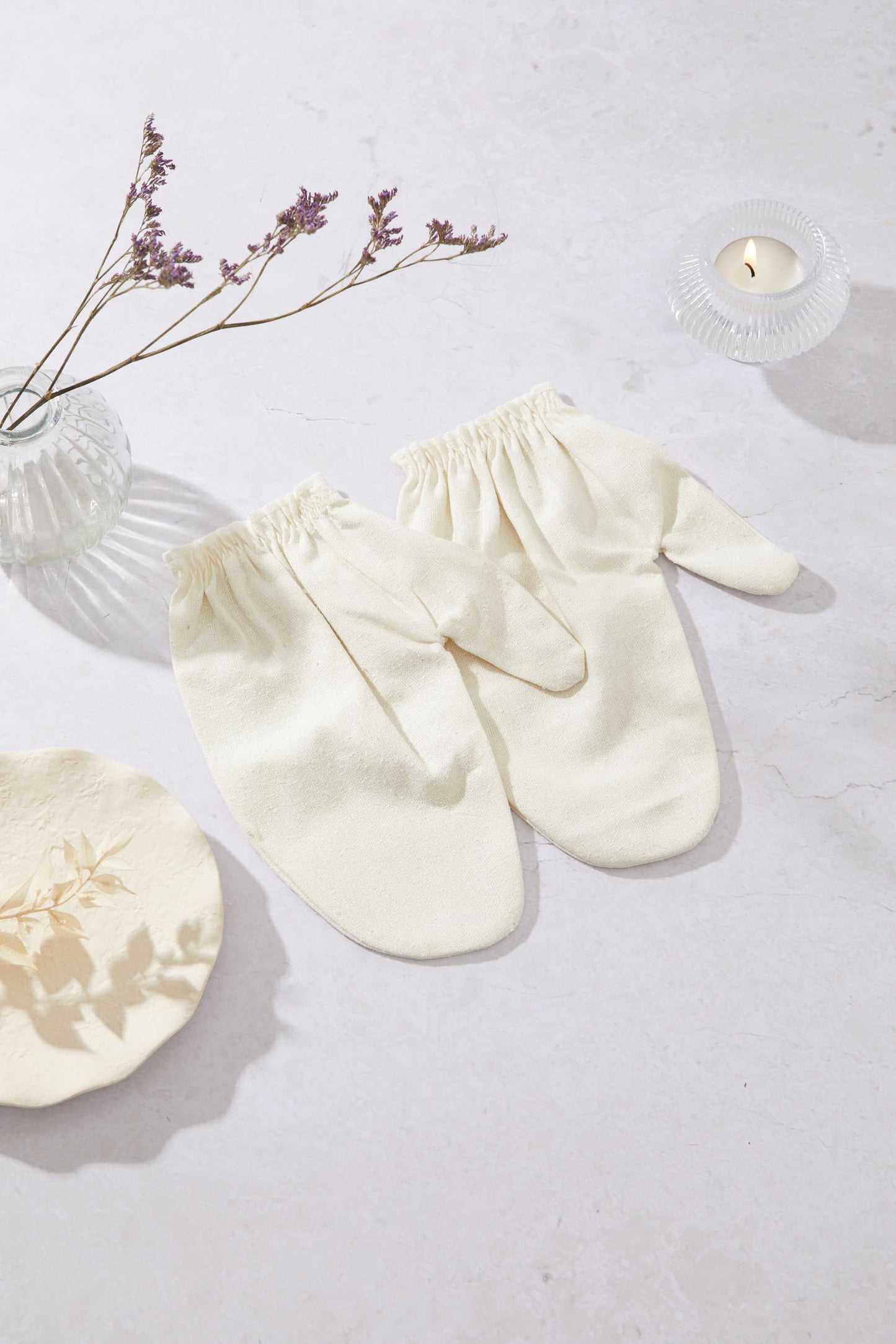Raw Silk Gloves