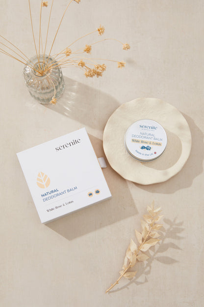 White Rose & Lotus Natural Deodorant (60g)